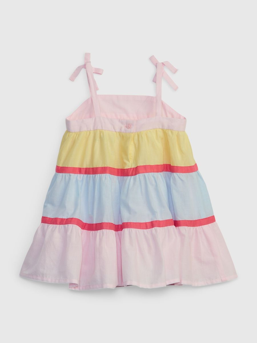 Multi Βρεφικό Colorblock Tiered Φόρεμα