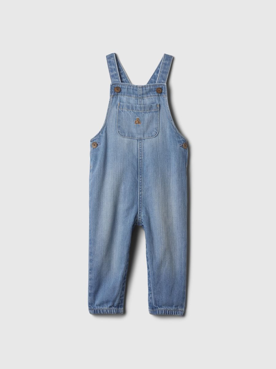 Μπλε Βρεφικό Organic Cotton Denim Σαλοπέτα