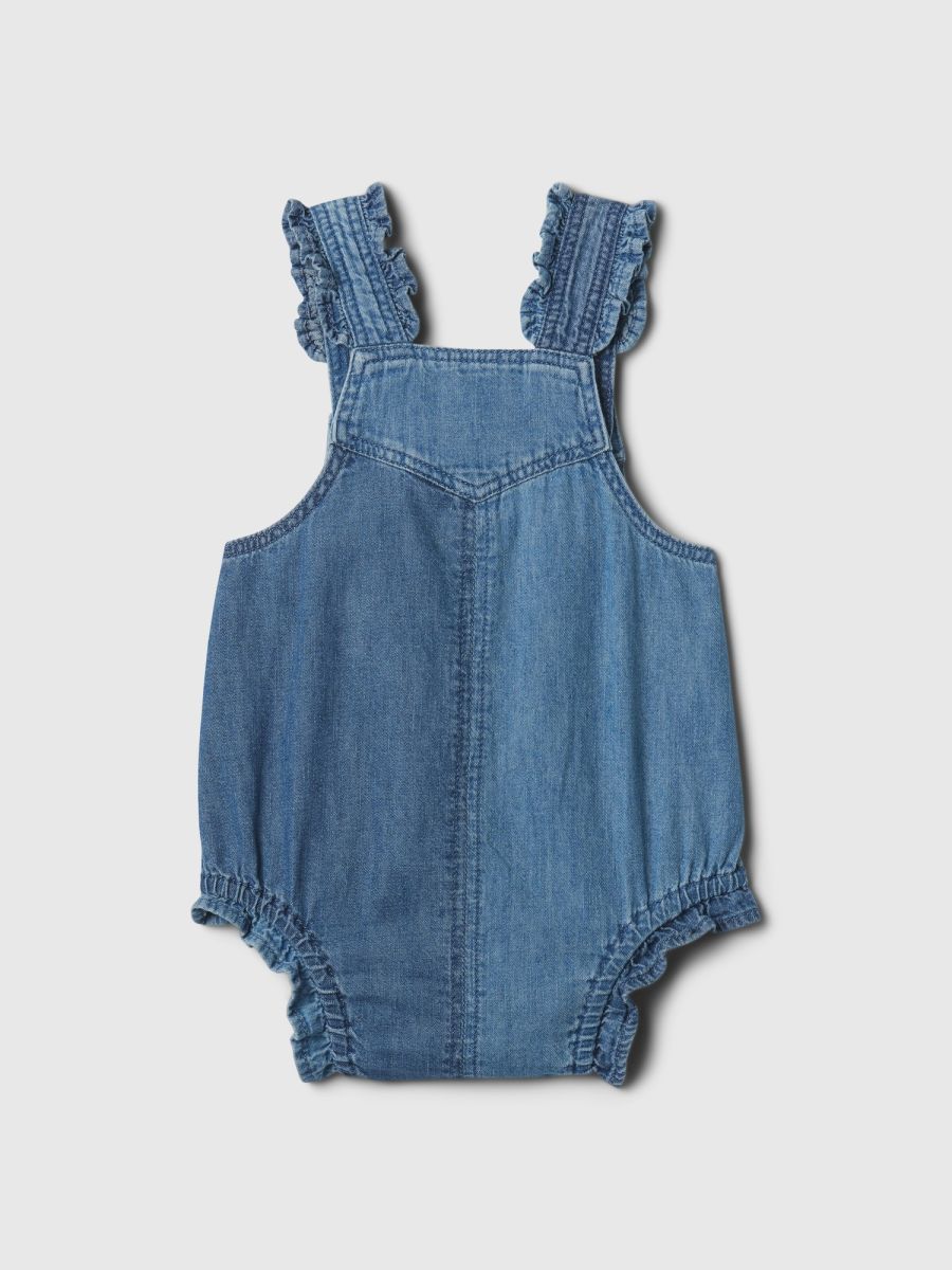 Μπλε Βρεφική Denim Shorty Σαλοπέτα