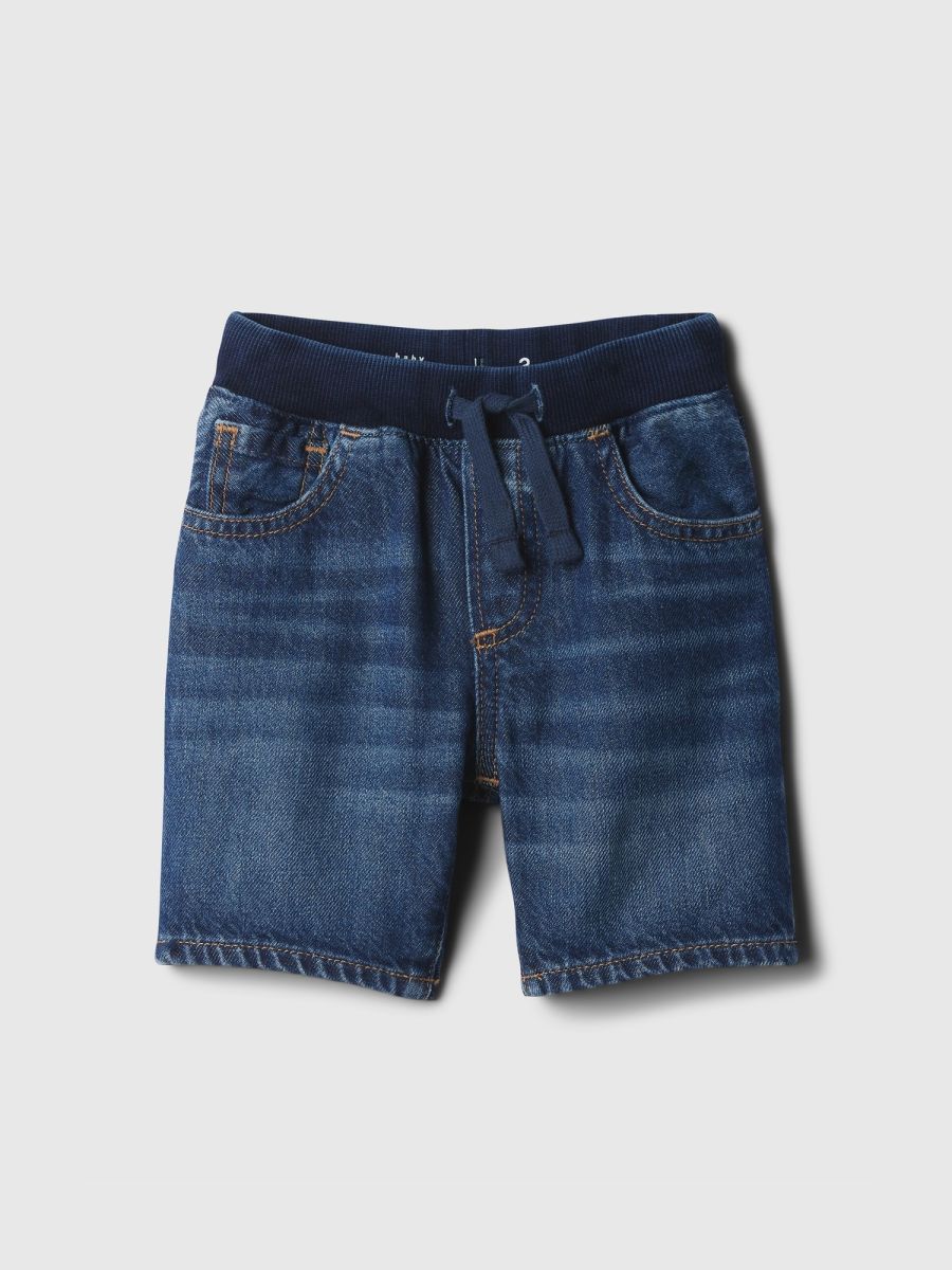 Μπλε babyGap Pull-On Denim Σορτς