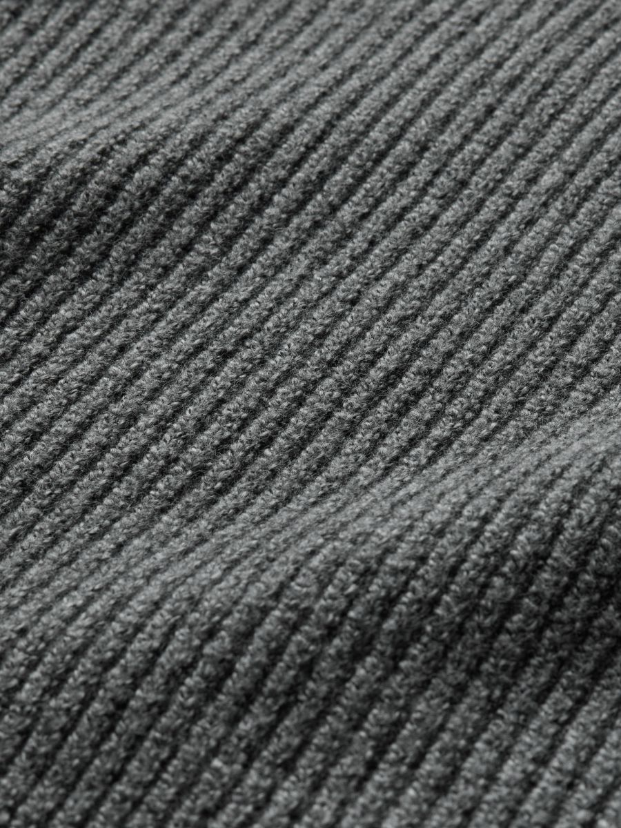 Γκρι CashSoft Shaker-Stitch Παντελόνι