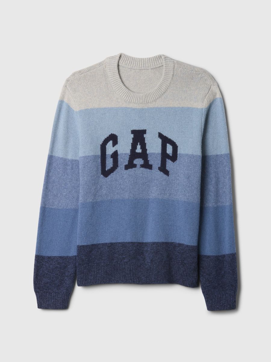 Παιδικό CashSoft Striped Logo Πουλόβερ