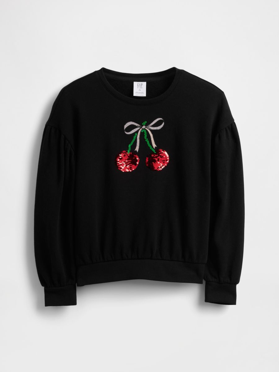 Kids Relaxed Flippy-Sequin Graphic Sweatshirt