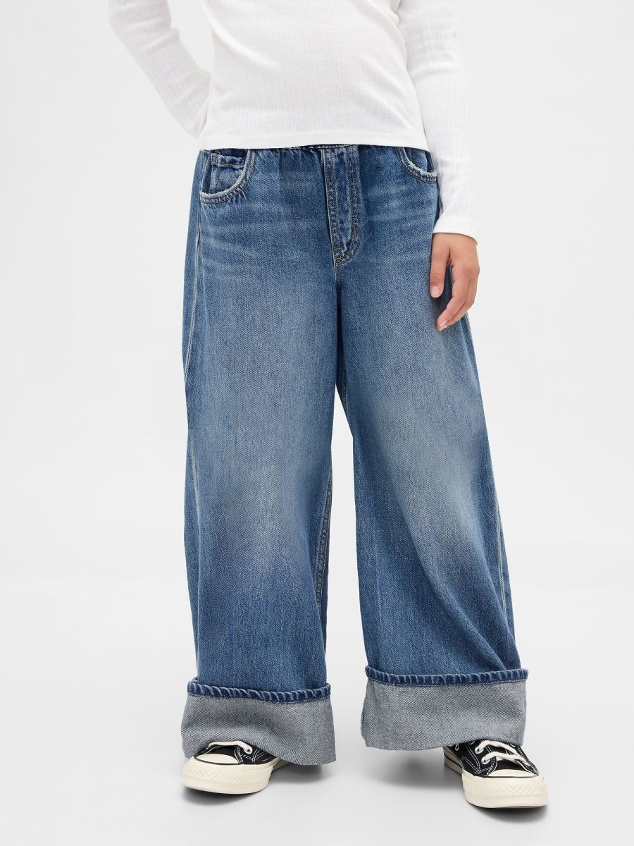 Παιδικό Low Rise Easy Wide-Leg Baggy Τζιν Παντελόνι