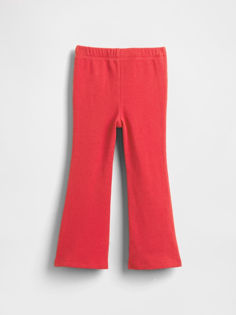 Κόκκινο babyGap Mix and Match Rib Flare Legging Κολάν