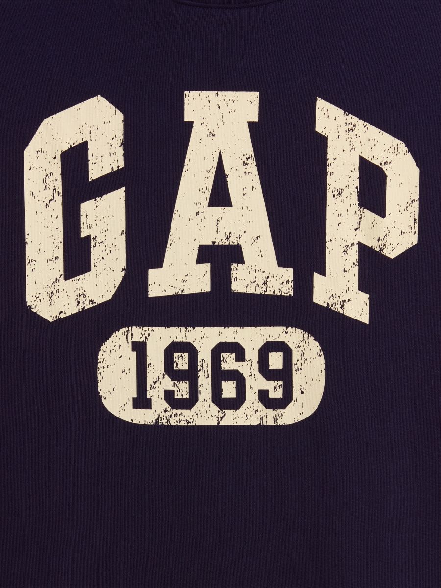 Kids French Terry Relaxed Gap Logo T-Shirt