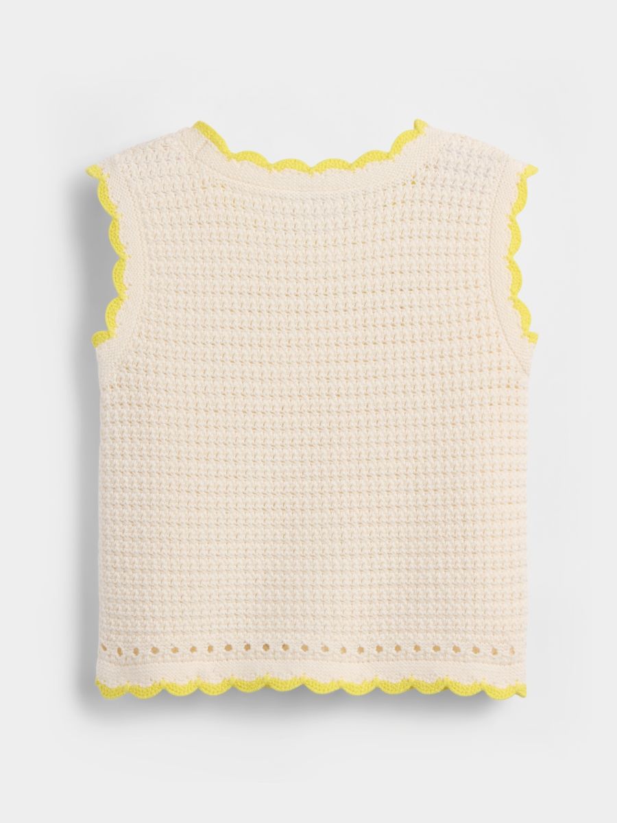Baby & Toddler Crochet Heart Sweater Tank