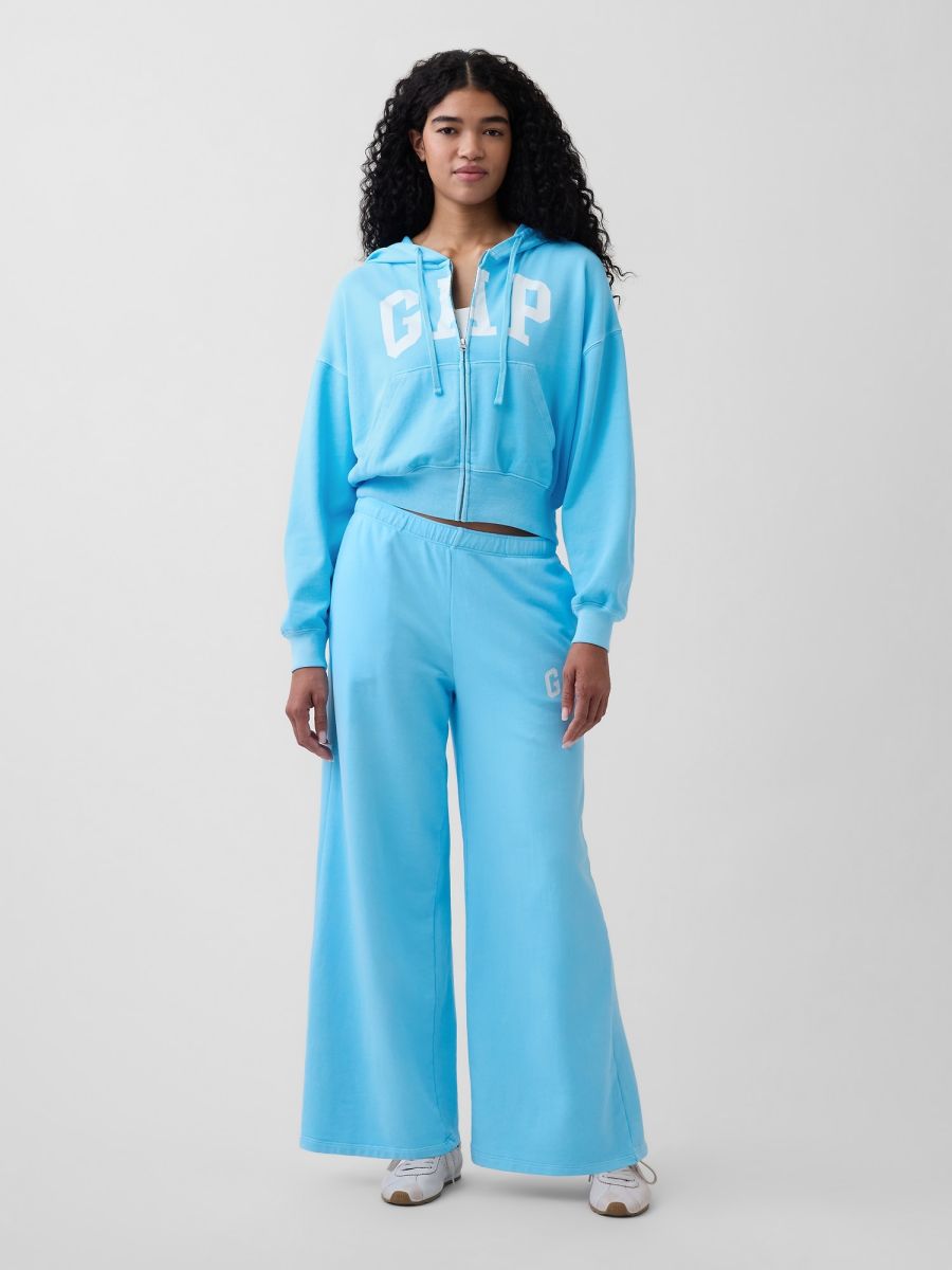 Γυναικεία Ζακέτα Φούτερ Oversized από French Terry με Λογότυπο