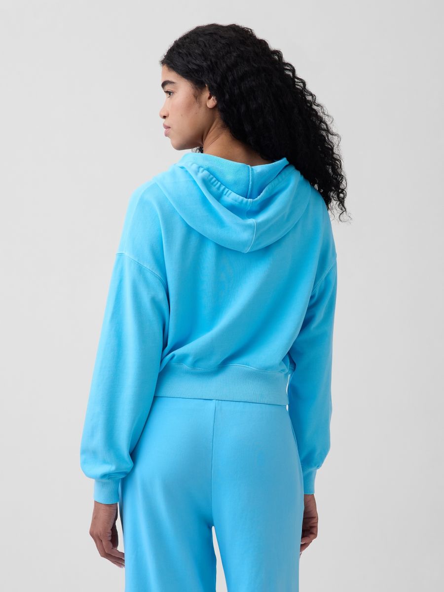 Γυναικεία Ζακέτα Φούτερ Oversized από French Terry με Λογότυπο