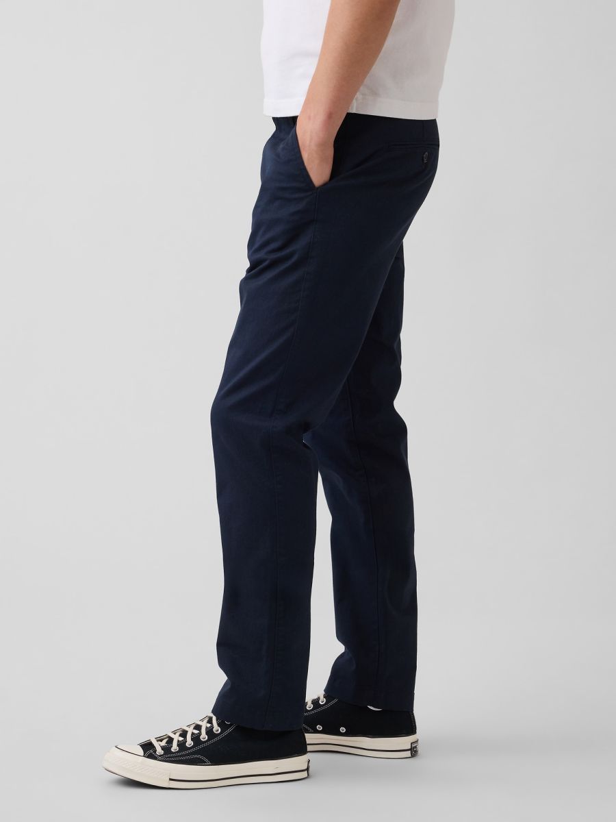 Μπλε Modern Khakis Σε Γραμμή Slim Fit με GapFlex