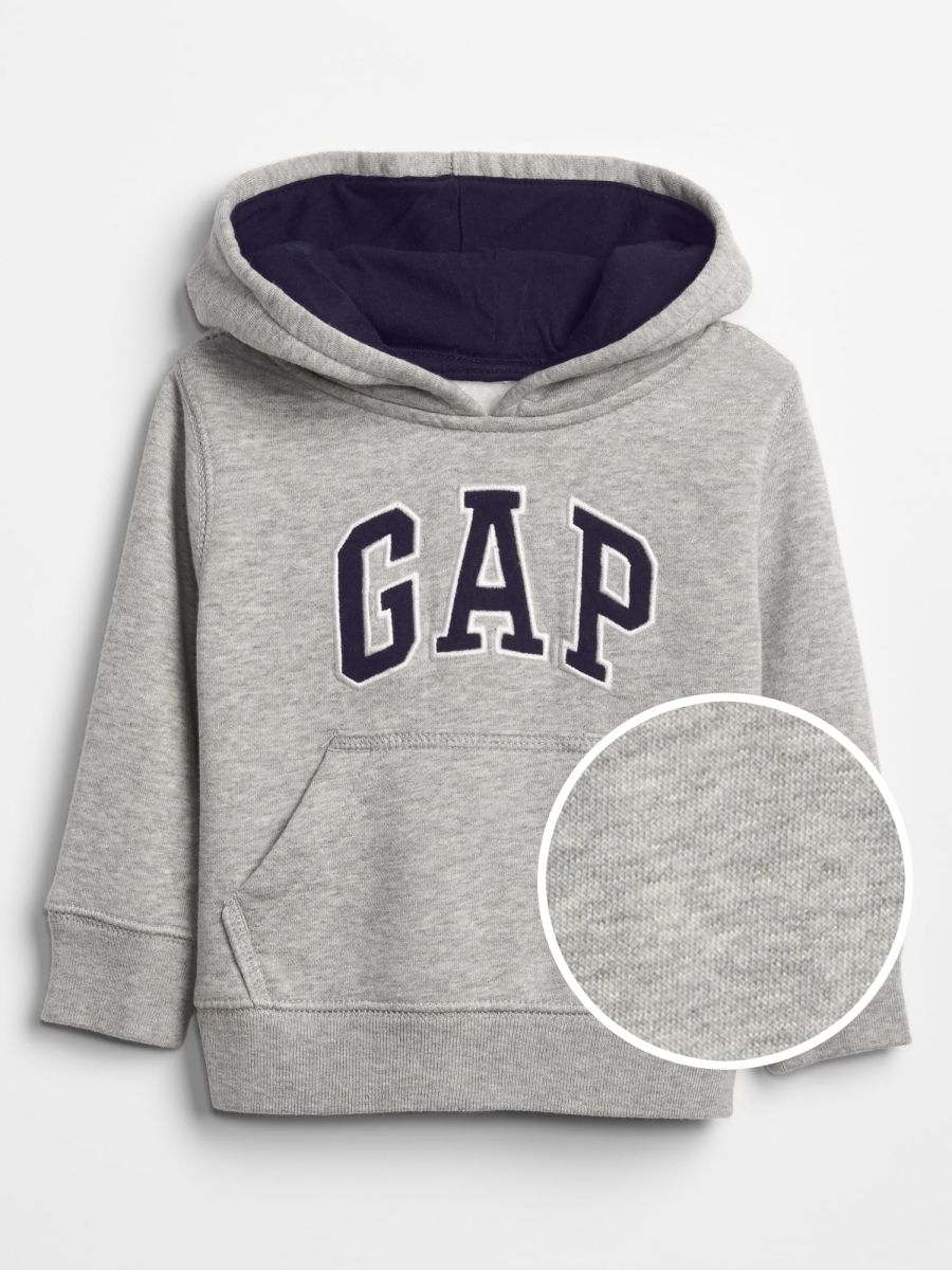 babyGap Gap Logo Φούτερ με Κουκούλα-984792002