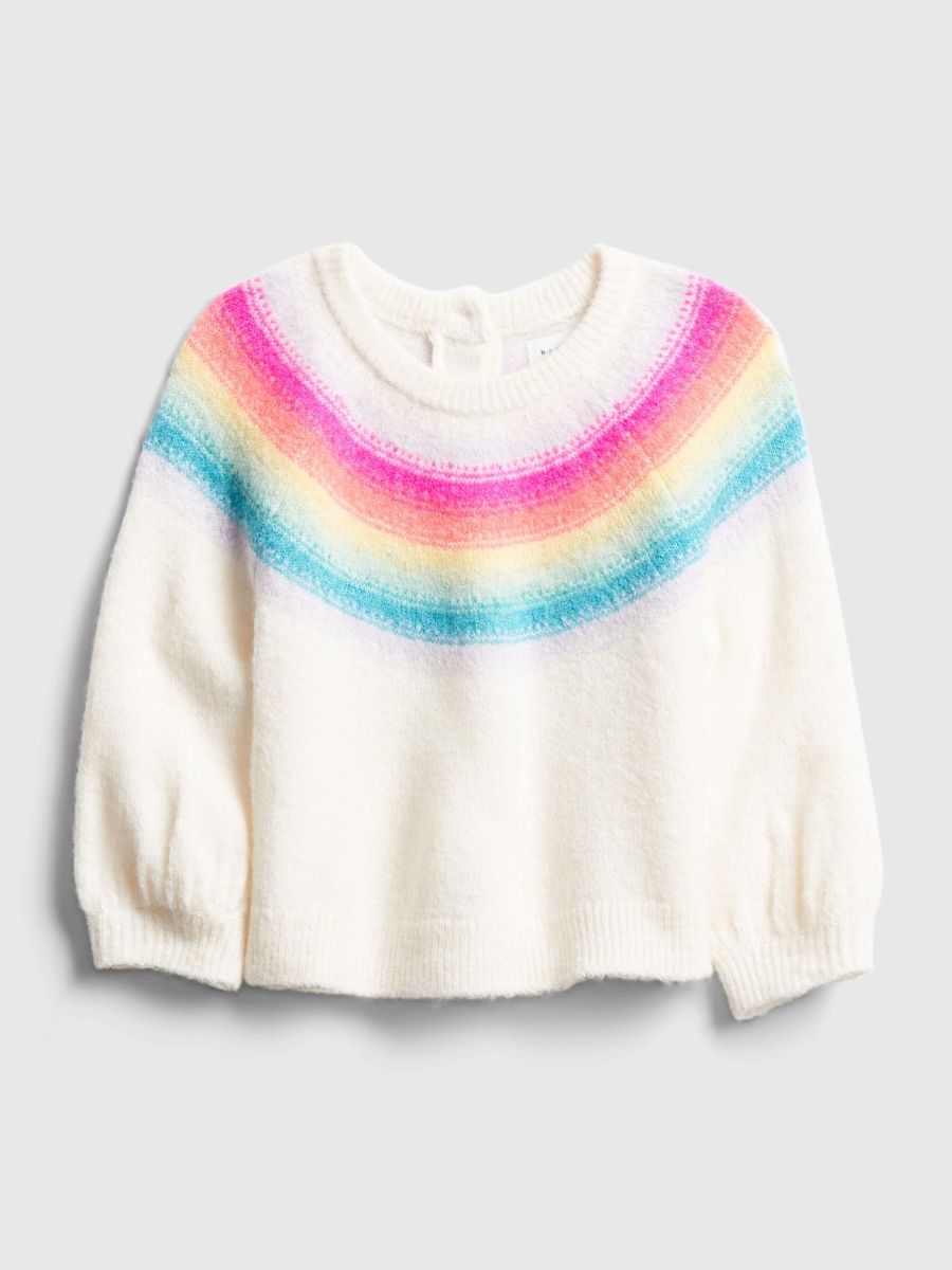 Baby Neon Rainbow Crewneck Sweater-636327000