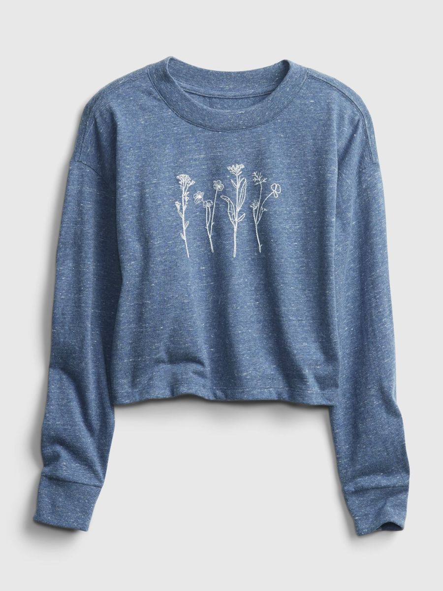 Teen 100% Organic Cotton Boxy Graphic T-Shirt-635277001