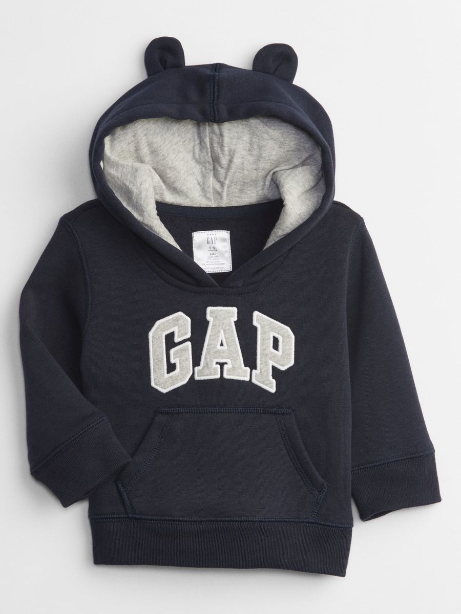 babyGap Gap Logo Φούτερ με Κουκούλα-984792001