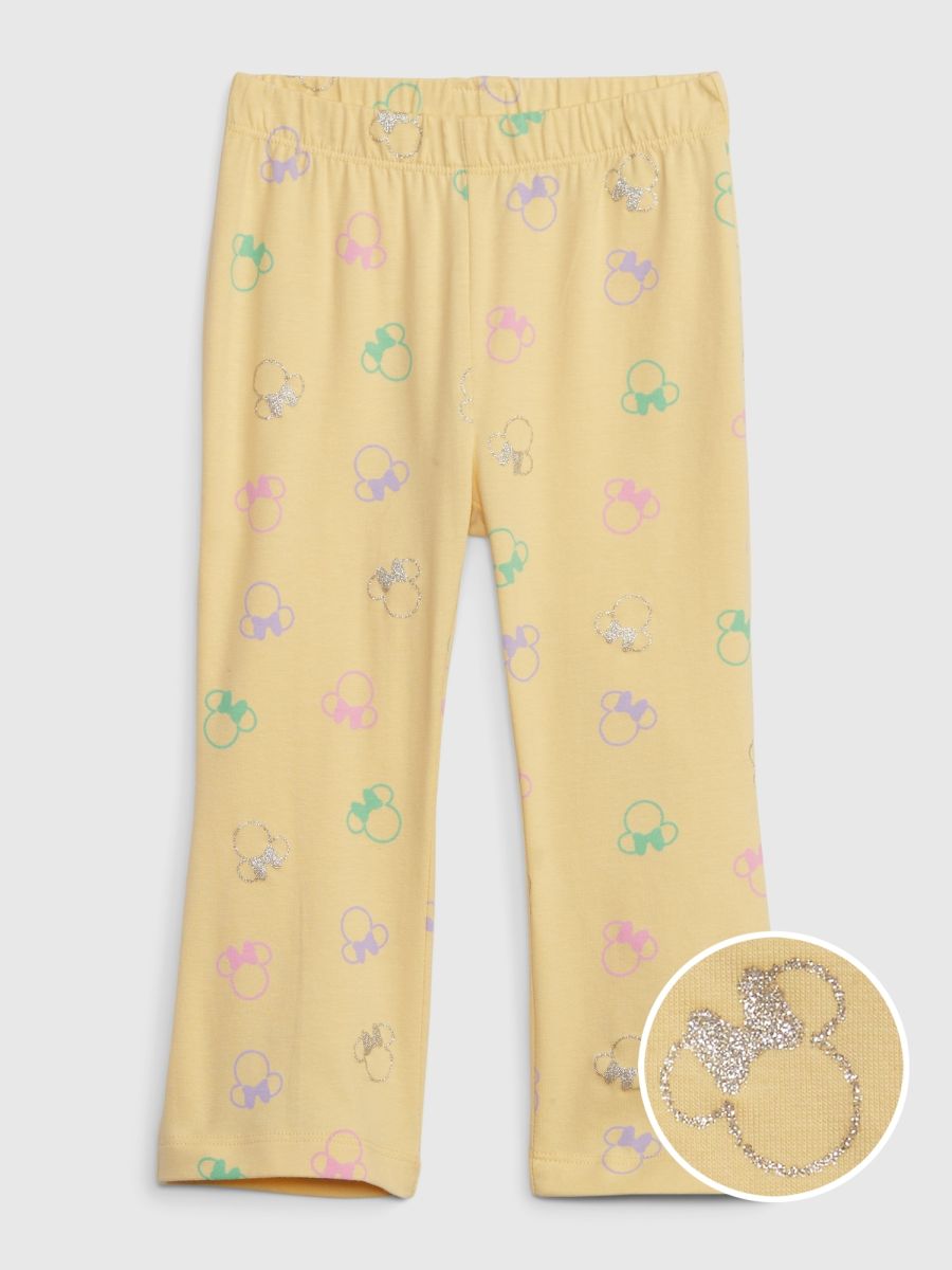 babyGap | Disney Organic Cotton Minnie Mouse Flare Leggings-714149000