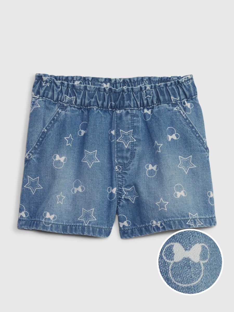 babyGap &#124 Disney Minnie Mouse Denim Pull-On Σορτς με Washwell-659146000