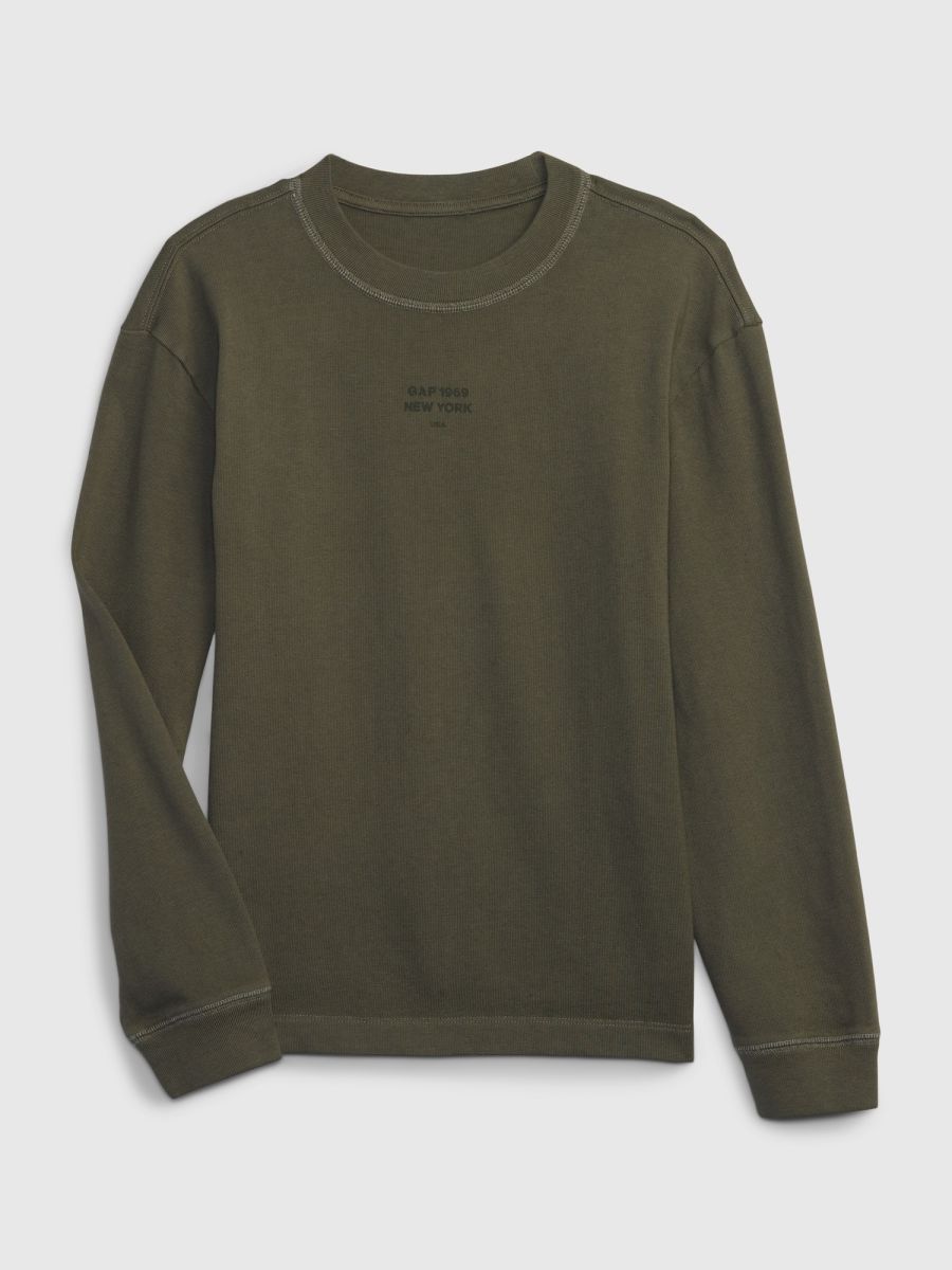 Παιδική Heavyweight Logo Μπλούζα-831275001
