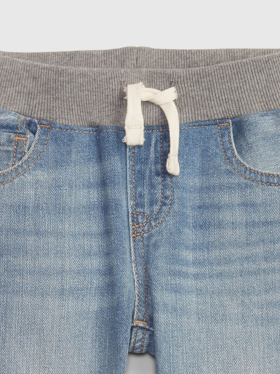 Μπλε Νηπιακό Pull-On Slim Jean Παντελόνι-817003000