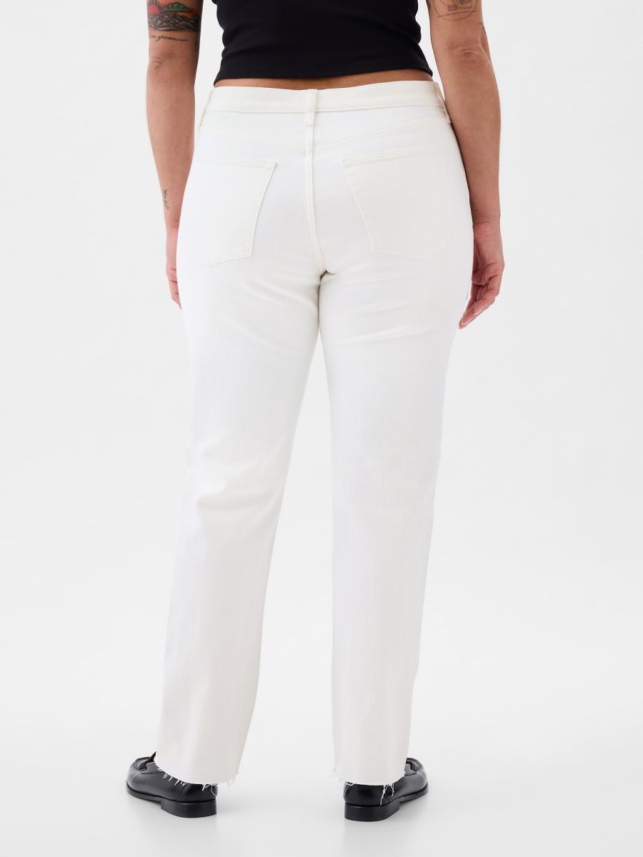 High Rise Cheeky Straight Jean Παντελόνι-871493000