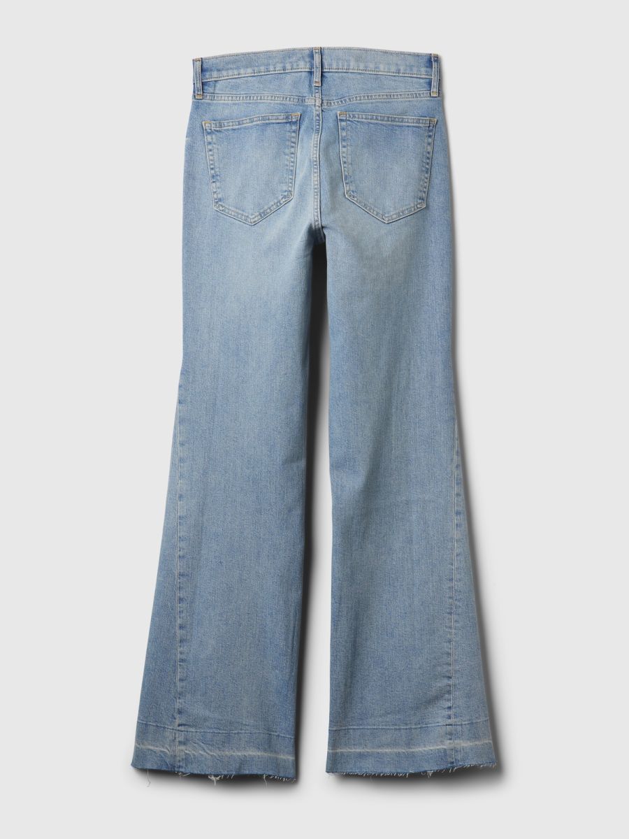 Μπλε High Rise '70s Flare Jean Παντελόνι-871321000