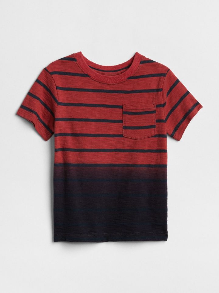 Ριγέ Dip-Dye Μπλούζα-294129002