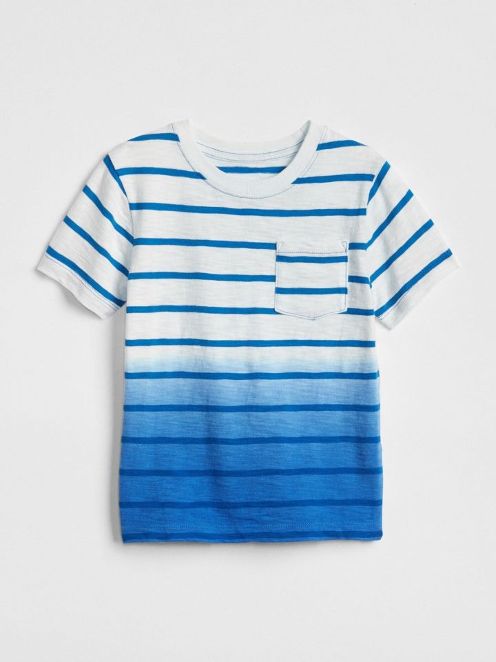 Ριγέ Dip-Dye Μπλούζα-294129003