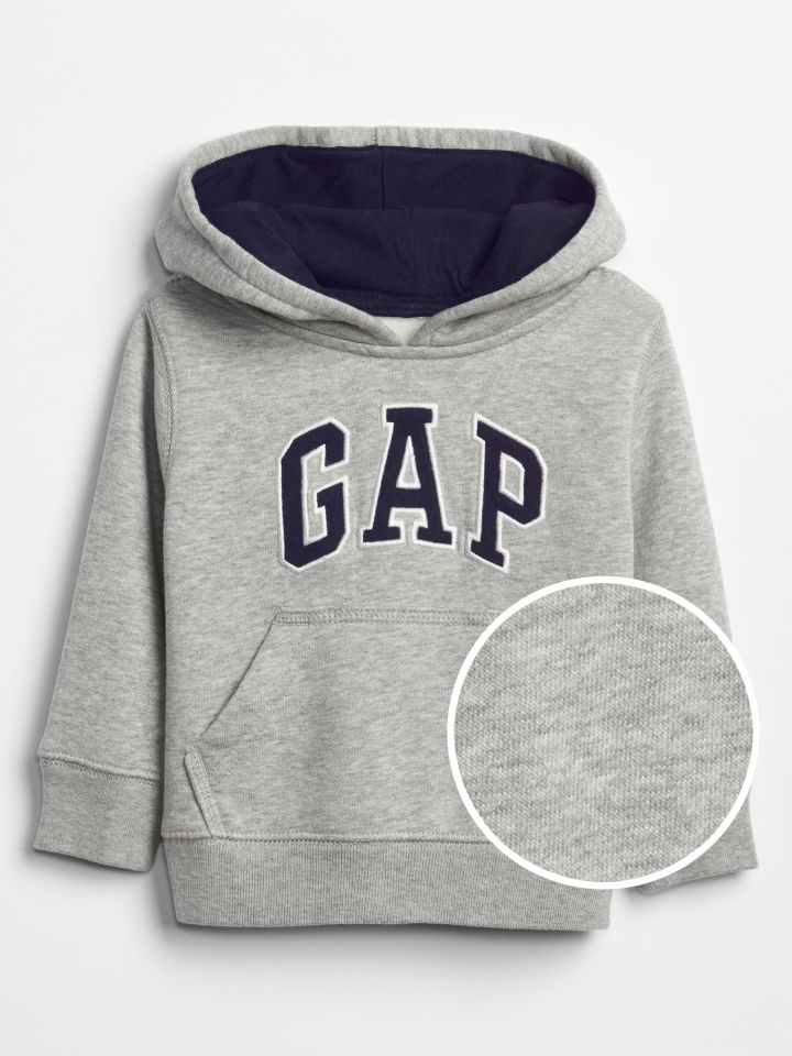 babyGap Gap Logo Φούτερ με Κουκούλα-984792002