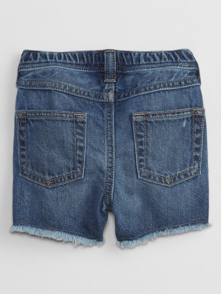 Βρεφικό Distressed Pull-On Denim Σόρτς με Washwell-867473000