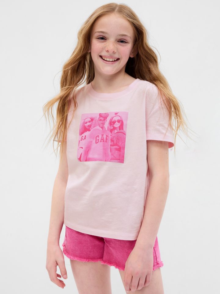 Gap &#215 Barbie™ Kids Organic Cotton Logo Graphic T-Shirt-670521000