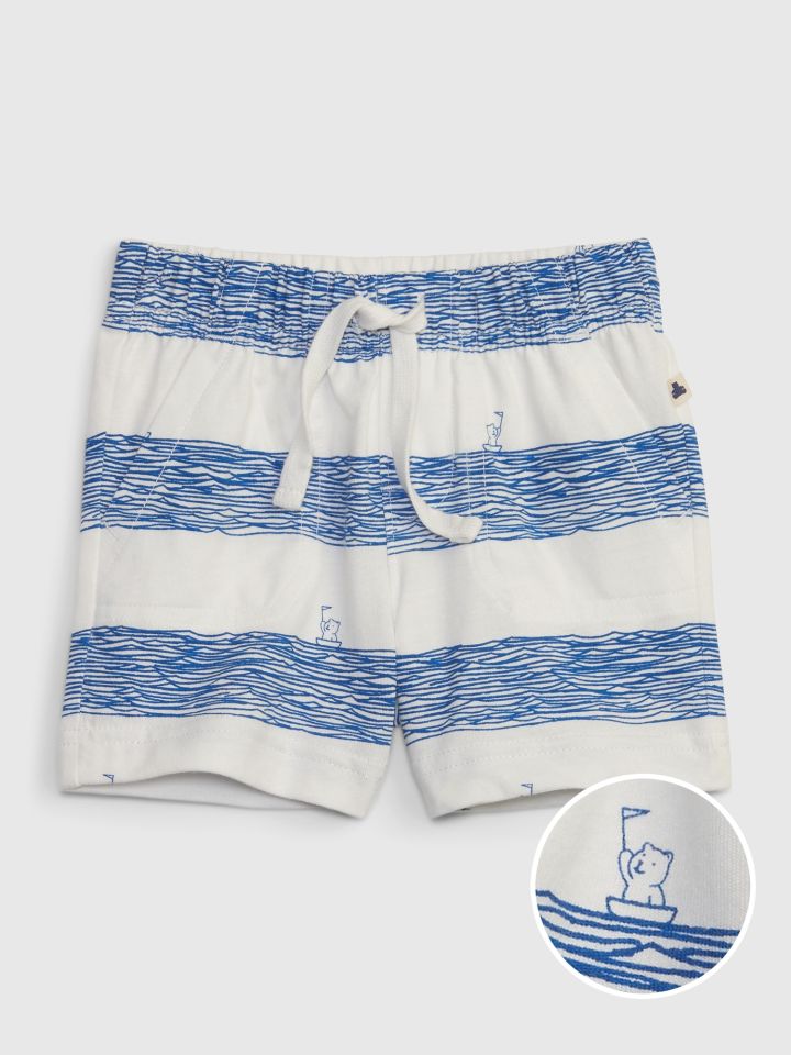 Βρεφικό 100% Οργανικό Βαμβάκι Mix and Match Pull-On Σορτς-635068001