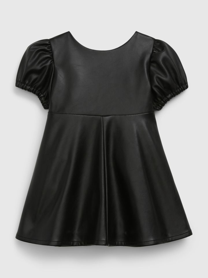 Βρεφικό Faux-Leather Φόρεμα-783401000