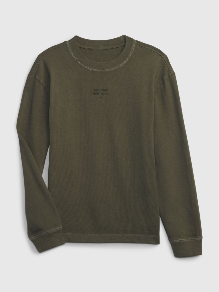 Παιδική Heavyweight Logo Μπλούζα-831275001