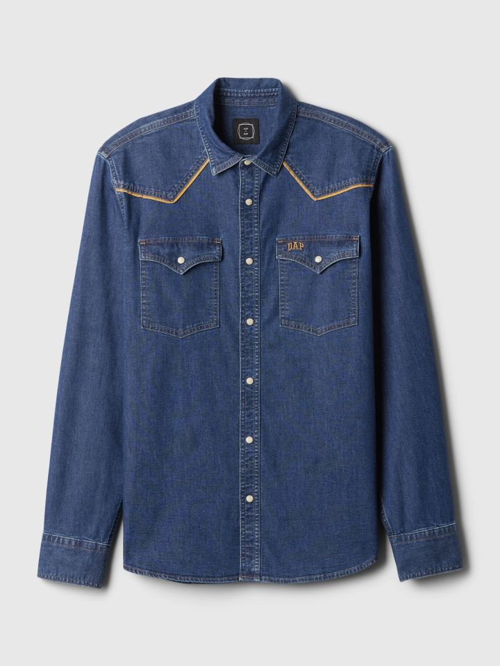 DAP &#215 GAP Denim Western Πουκάμισο-890841000