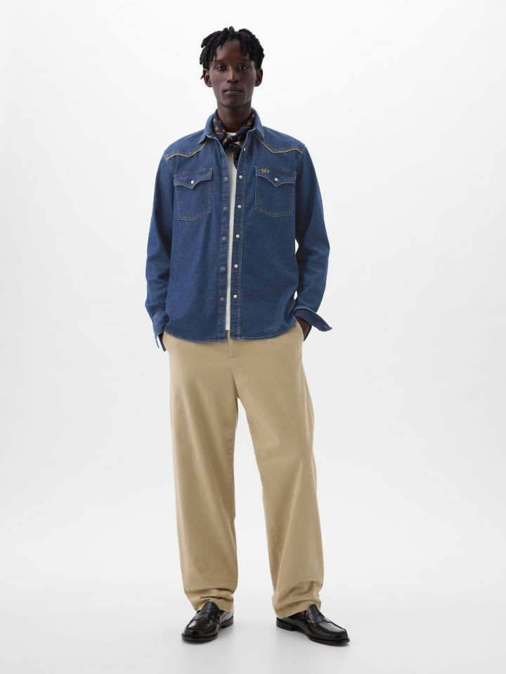 DAP &#215 GAP Denim Western Πουκάμισο-890841000