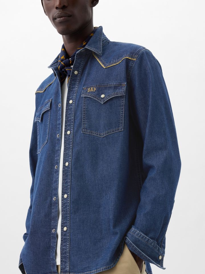 DAP &#215 GAP Denim Western Πουκάμισο-890841000