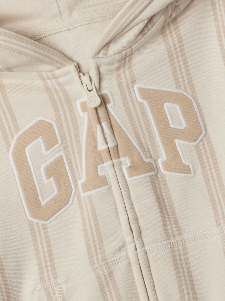 Μπεζ babyGap Logo Zip Φούτερ-886632002