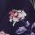 navy multi floral
