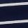 Navy blue & white stripe
